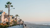 The beach front in San Diego