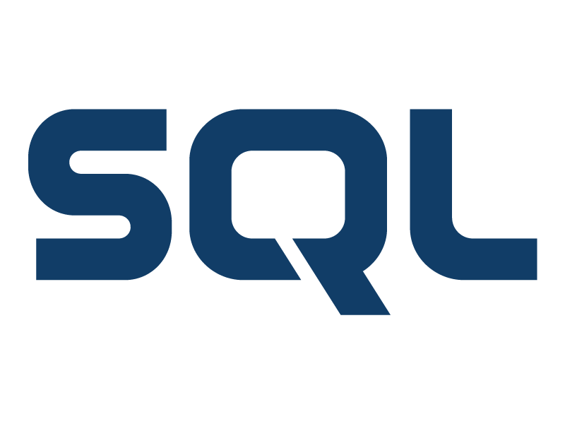 Das Bild zeigt einen blauen SQL Schriftzug. Das Beratungsunternehmen SQL Projekt AG ist ein Partner von DATAROCKET